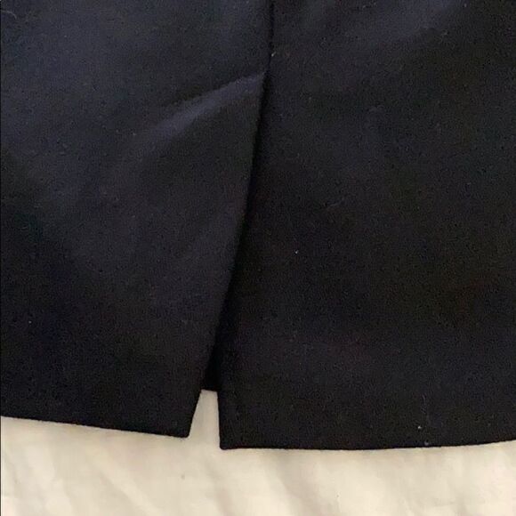 NYCC  black lined pencil skirt 100% wool size 10 - Picture 2 of 4